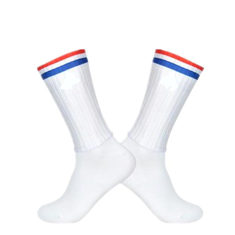 Изображение товара: Новые летние дышащие носки для велоспорта, мужские и женские Противоскользящие силиконовые бесшовные носки Aero, износостойкие носки для дорожного велосипеда, Ciclismo