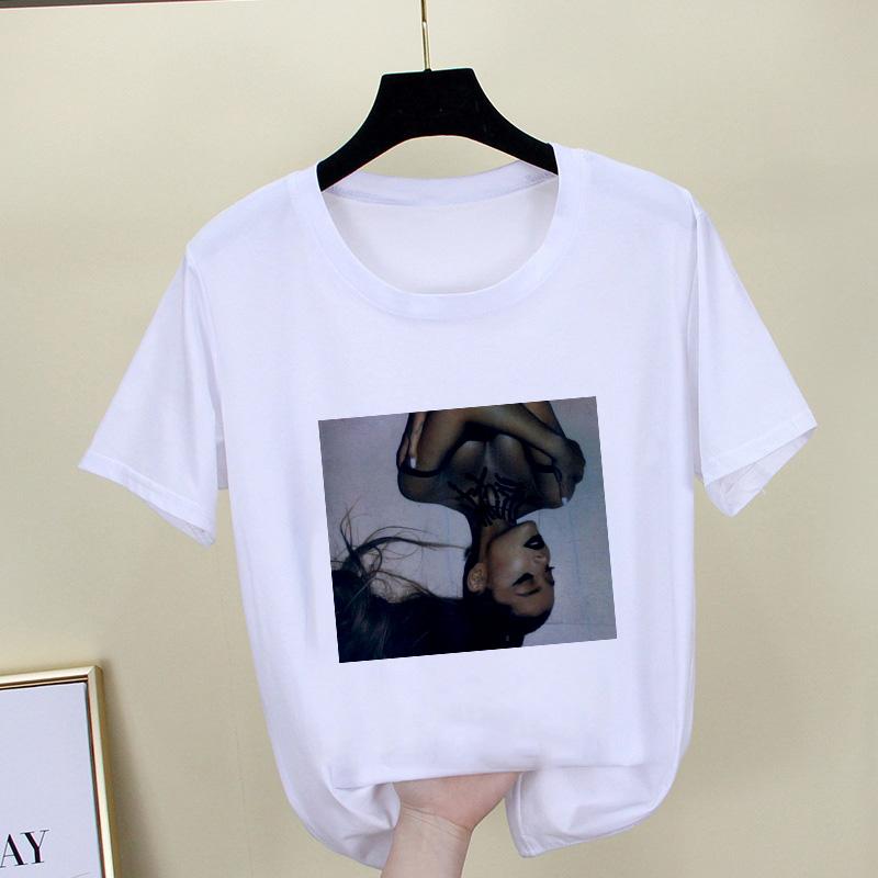 Изображение товара: Персональная женская футболка с принтом для девочек, новая летняя футболка, женские топы, одежда, футболка, Женская Футболка Harajuku, тонкая секция, хипстерские футболки