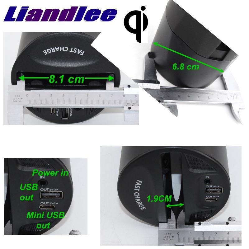 Изображение товара: LiandLee Qi автомобильное беспроводное зарядное устройство в виде чашки держатель стиль быстрое зарядное устройство для hyundai Genesis Grandeur i10 i20 Ioniq i40 Tiburon