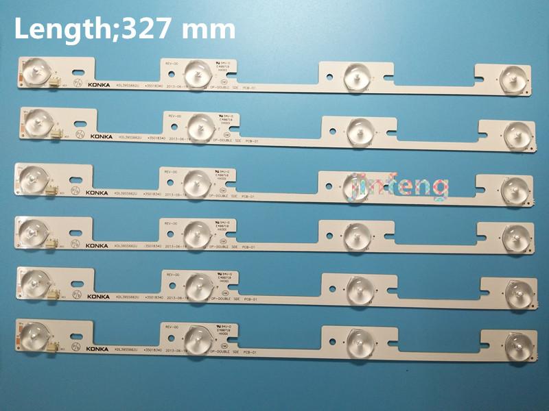 Изображение товара: Светодиодная лента для подсветки KDL39SS662U 327 KDL40SS662U 35018339, 4 светодиода, 6 в, 35019864 мм, 20 шт.