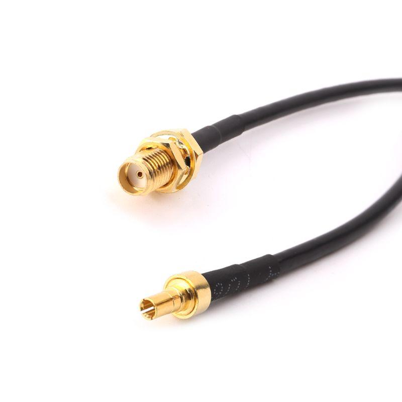 Изображение товара: CRC9 мужской прямой SMA женский RG174 косичка кабель 15 см антенна коаксиальные кабели