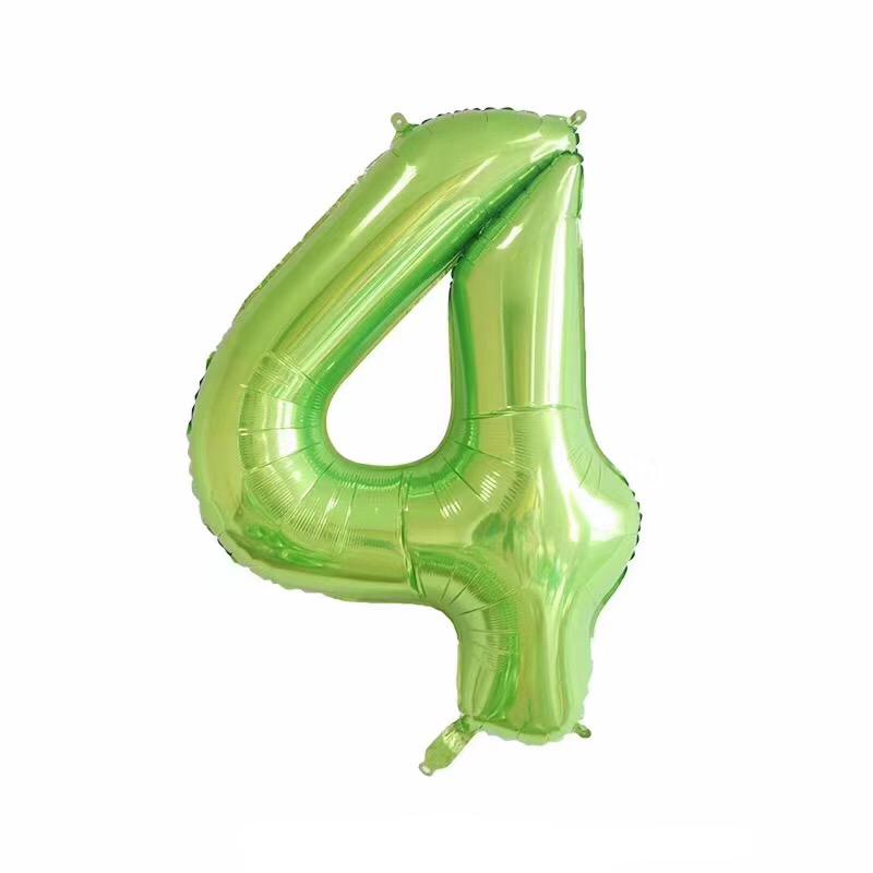 Изображение товара: Динозавр 40 дюймов воздушные шары из фольги в виде цифр зеленый номер джунгли вечерние воздушный шар с гелием динозавр, хороший подарок на день рождения, Globos Декор