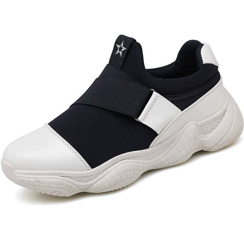 Изображение товара: Мужские кроссовки на плоской подошве, черные дышащие сетчатые кроссовки с вулканизированной подошвой, повседневная обувь для тренировок, лето 2019
