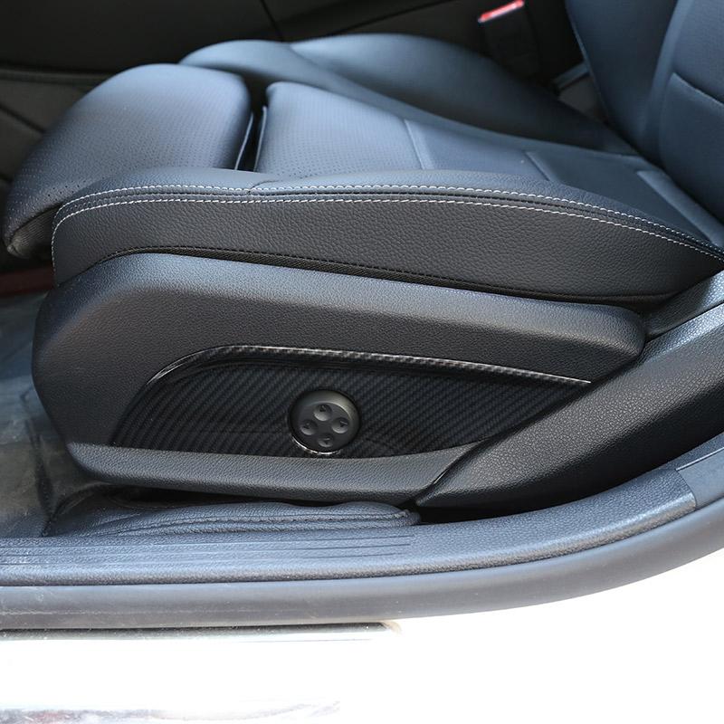 Изображение товара: 2pcs/set Black ABS Car Seat Adjust Switch Covers High Quality Accessory Part Suitable For Mercedes-Benz E-Class GLC Class