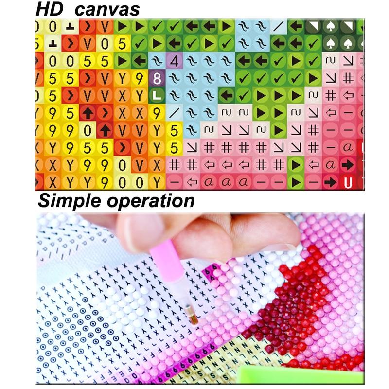 Изображение товара: Алмазная картина для девочек с цветком 5d diy ручная вышивка наборы полный квадратный круглый дрель домашнее украшение крестиком подарок