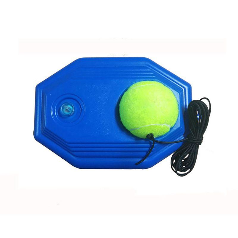 Изображение товара: Тренажер для теннисного мяча для самостоятельного обучения, тренажер для плеера, тренировочный инструмент, поставка с эластичной веревочной основой