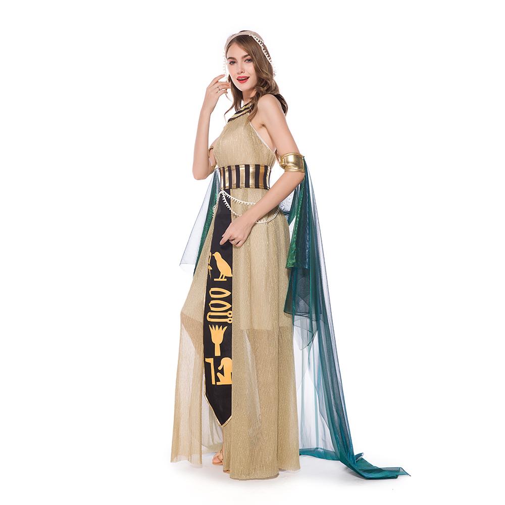 Изображение товара: Сексуальный женский костюм для взрослых, Египетский Королевский Клеопатра, костюм на Хэллоуин для женщин в древнем египетском стиле, женский сексуальный наряд для вечевечерние, наряд