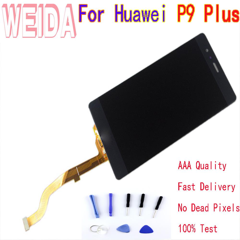 Изображение товара: ЖК-дисплей для Huawei P9 Plus AAA +++, сенсорный экран с дигитайзером в сборе, Замена для Huawei P9 Plus EVA L09 L19 VIE L09 AL10