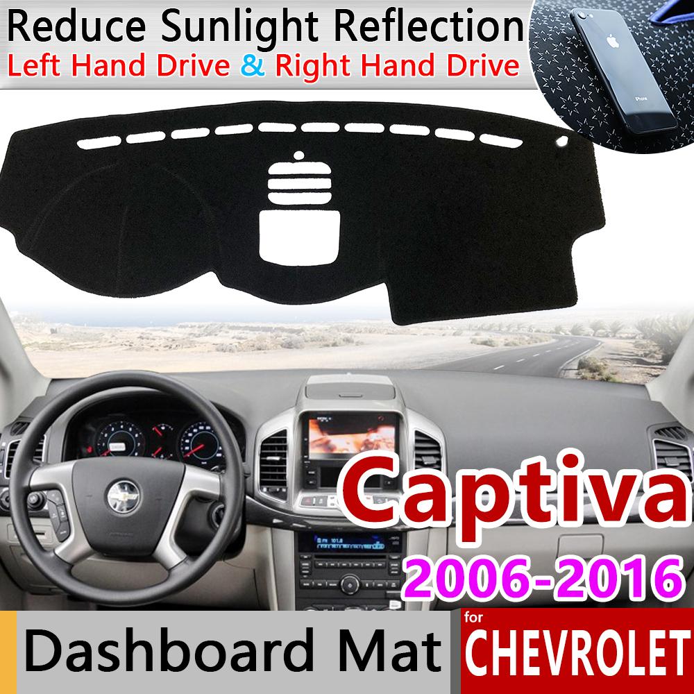 Изображение товара: Для Chevrolet Captiva 2006 ~ 2018 Holden Daewoo Winstorm Противоскользящий коврик для приборной панели Защита от солнца коврик для приборной панели автомобильные аксессуары