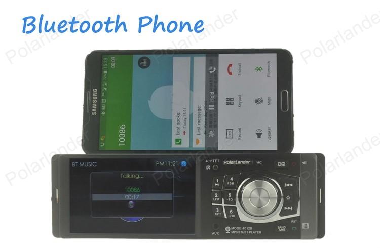Изображение товара: 4,1 дюймовый HD экран поддержка задней камеры автомобильное радио стерео MP4 плеер 12 в аудио Bluetooth/hands free с контроллером рулевого колеса