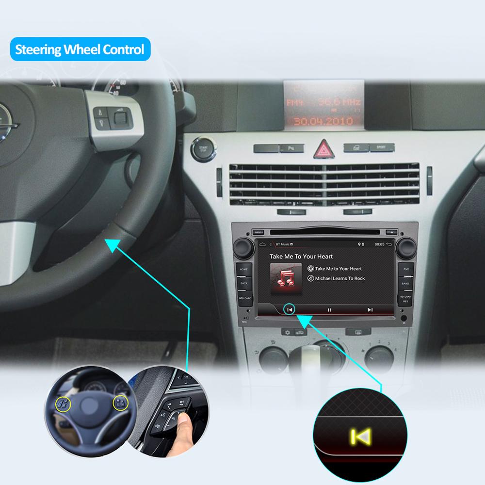 Изображение товара: DVD-проигрыватель Bosion SWC для opel Vauxhall Astra H G J Vectra Antara Zafira Corsa Vivaro Meriva Veda, Android 10 радио GPS 2 DIN в автомобиль