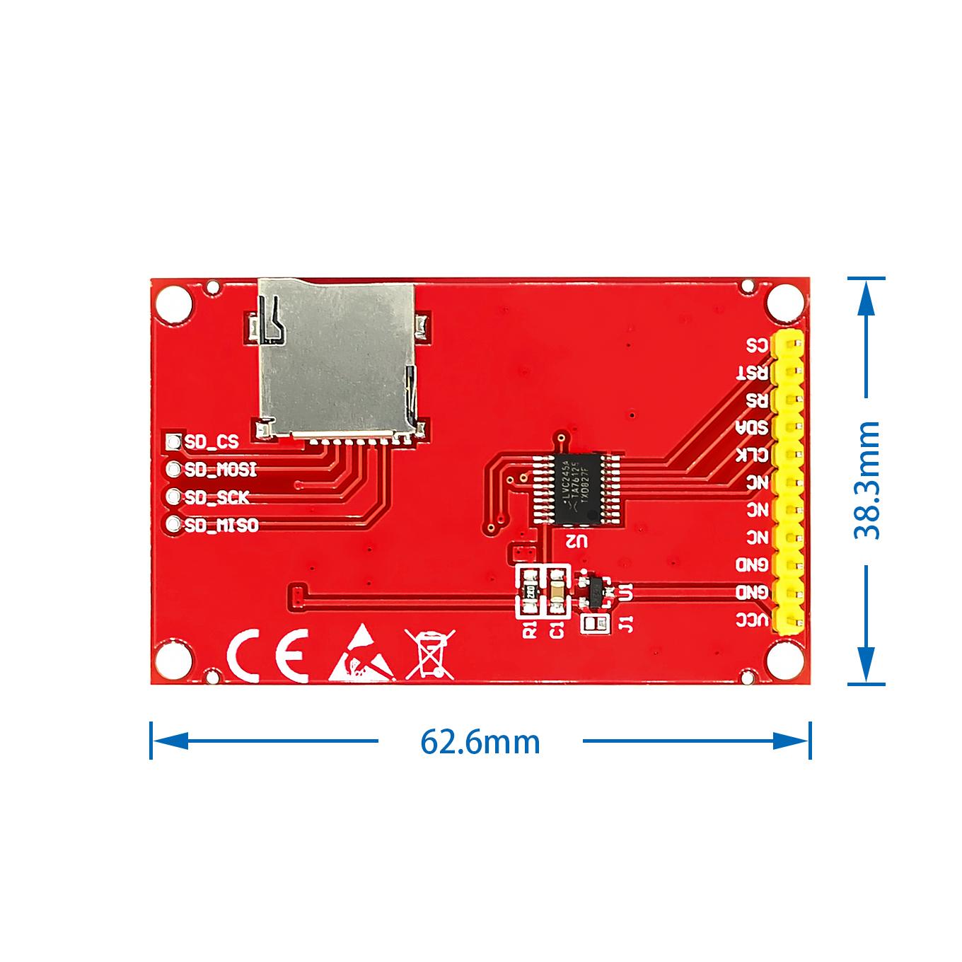 Изображение товара: 3,5-дюймовый TFT ЖК-дисплей модуль ST7735S контроллер 1,8x128 51/AVR/STM32/ARM 3,5-битная плата привода для Arduino SPI/O 11 Pin 160
