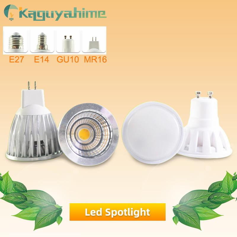 Изображение товара: Светодиодная лампа Kaguyahime GU10 MR16 E27 E14 3 Вт 5 Вт 6 Вт 7 Вт AC 220 В 240 в, алюминиевый светодиодный прожектор, энергосберегающий Домашний Светильник