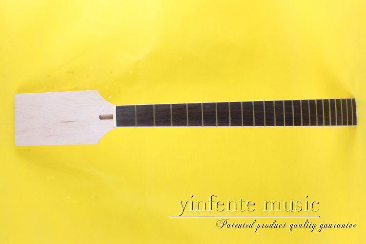 Изображение товара: Новый Переплет one good 22 лада, необработанная электрическая гитара, шейка 0110 # Кленовая, розовая, деревянная гриф