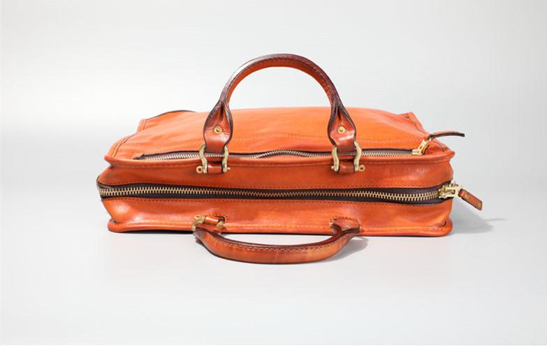 Изображение товара: Мужская сумка, деловой портативный портфель для ноутбука 15,6 дюйма, мужская сумка через плечо, дорожные сумки, новая сумка ручной работы из натуральной кожи