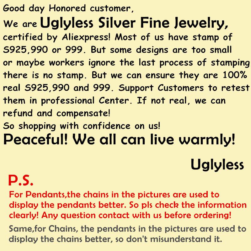Изображение товара: 1 пара детских глянцевых шариков Uglyless, открытые браслеты, высококачественное чистое серебро 99.9%, подарки, ювелирные изделия для детей, регулируемые браслеты, бижутерия