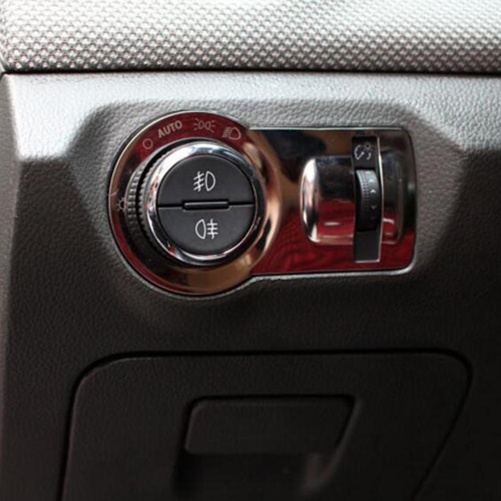 Изображение товара: Для Chevrolet Cruze Buick Encore REGAL Excelle GT/XT фара переключатель крышка из нержавеющей стали отделка автомобиля Стайлинг