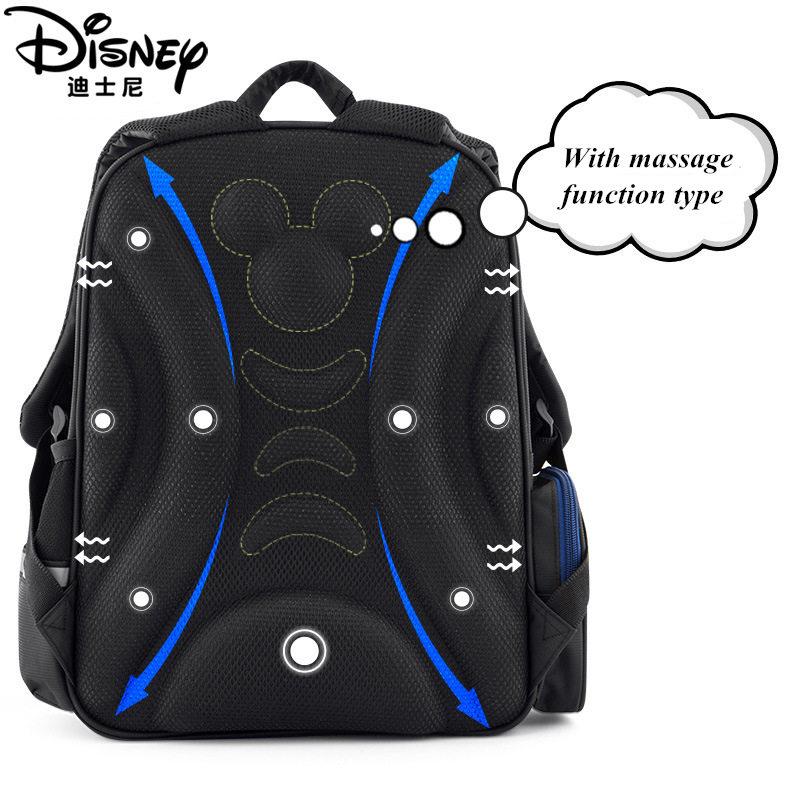 Изображение товара: Водонепроницаемая школьная сумка для мальчиков и девочек, рюкзак с мультипликационным изображением Микки Мауса, светоотражающий вместительный рюкзак, подарок