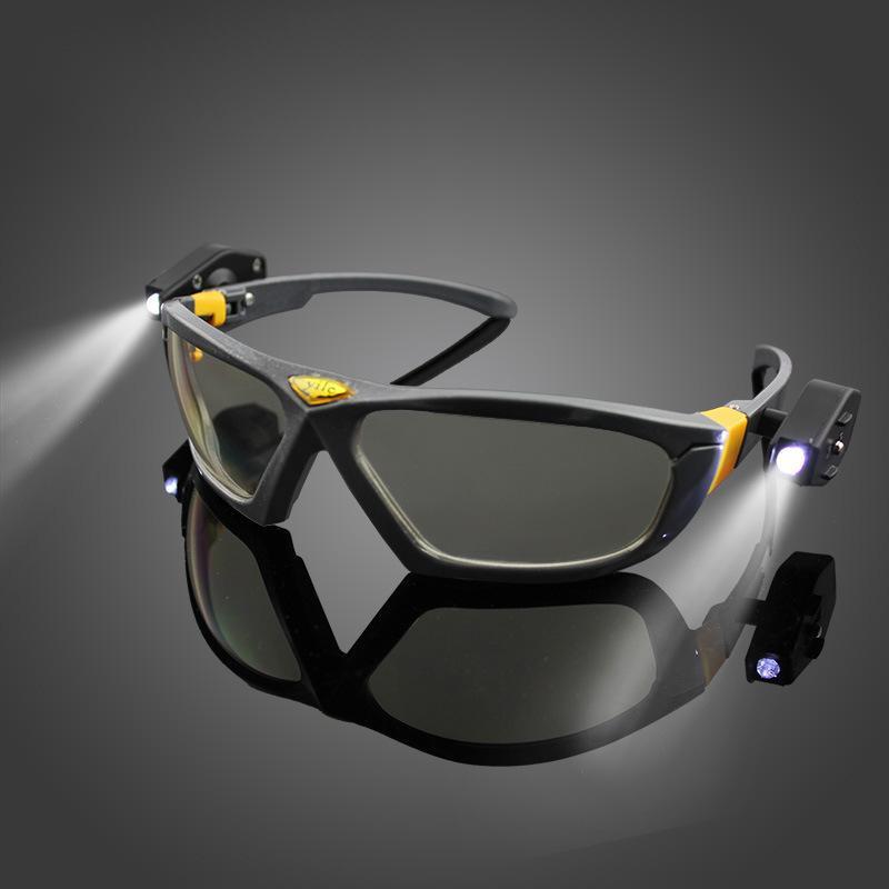 Изображение товара: Точесветильник защитные очки со светодиодной подсветкой, очки ночного видения для промышленной работы, лаборатории ночной езды
