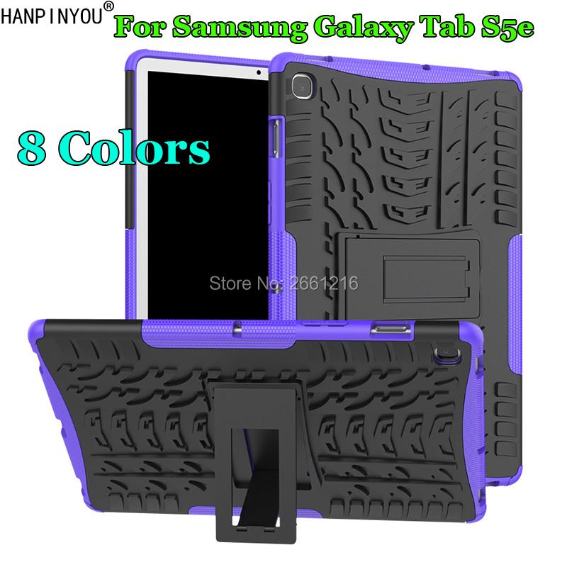 Изображение товара: Противоударный мягкий силиконовый и твердый пластиковый двойной чехол-подставка для Samsung Galaxy Tab S5e T720 T725 10,5 дюйма
