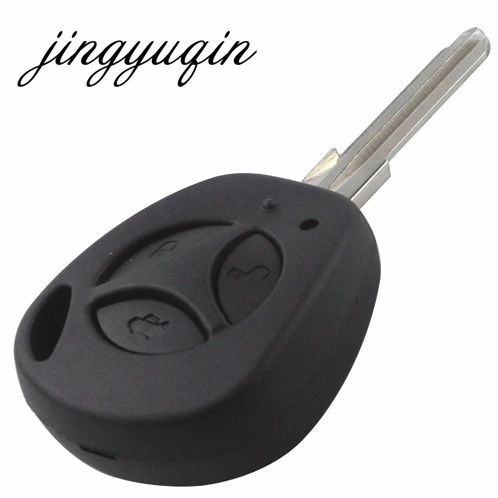 Изображение товара: Сменный Чехол для автомобильного ключа jingyuqin с 3 кнопками для Lada Uncut Auto Blank Remote Key Cover Fob priora kalina