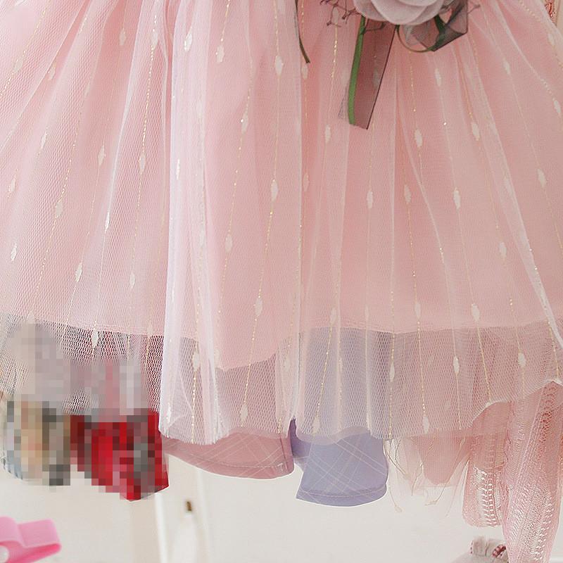 Изображение товара: Платье для новорожденных девочек, летняя одежда, модные милые платья принцессы для младенцев, одежда на день рождения, платье для маленьких девочек