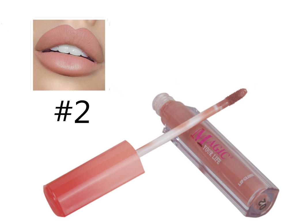 Изображение товара: Матовый блеск для губ, 6 цветов, водостойкая жидкая помада, стойкий блеск для губ, блеск для губ, пигмент для макияжа, тинт для губ