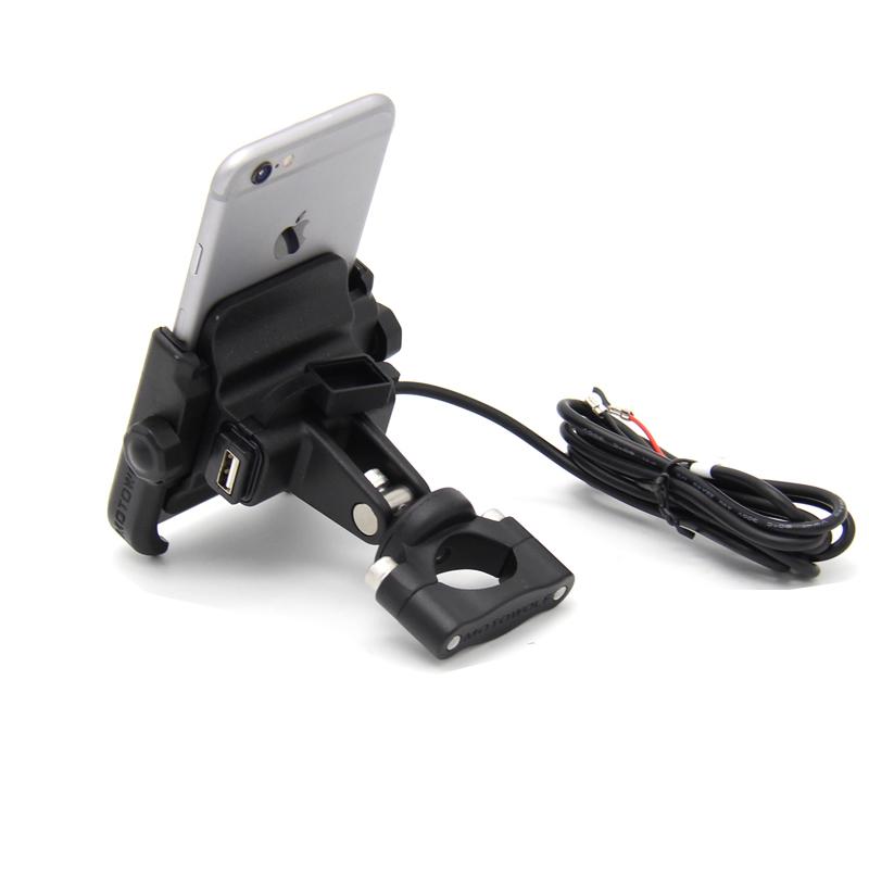 Изображение товара: USB Charging Mobile Phone Holder Motorcycle Bicycle Stand Rotatable For BMW R1200GS G310GS F700GS F800GS R NINE T F750GS F850GS