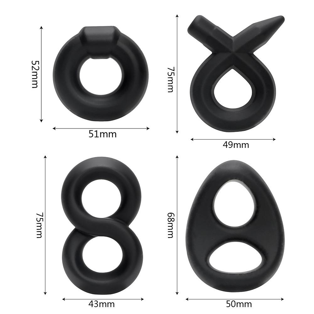 Изображение товара: EXVOID эластичное кольцо на пенис для задержки эякуляции, жидкое Силиконовое мягкое кольцо для пениса, секс-игрушки для мужчин, долговечные товары для взрослых, секс-шоп
