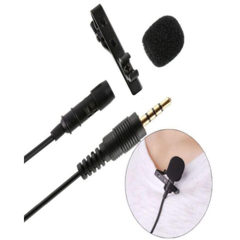 Изображение товара: Профессиональный Портативный Миниатюрный стерео-микрофон HiFi, качественный конденсаторный микрофон с зажимом и отворотом