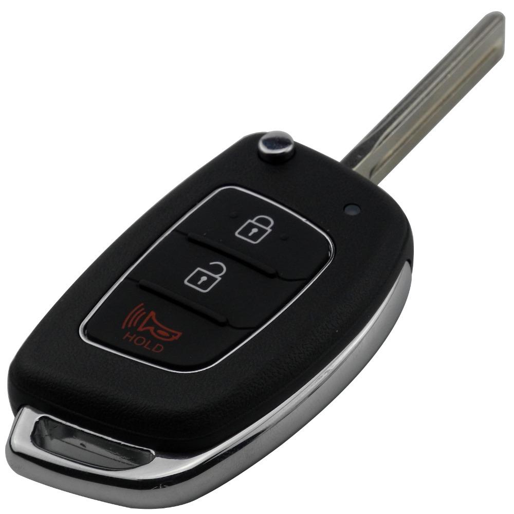 Изображение товара: Jingyuqin 10x 3/4 кнопки Замена дистанционного ключа автомобиля оболочки ремонт для Mistra Hyundai HB20 SANTA FE IX35 IX45 чехол для ключа