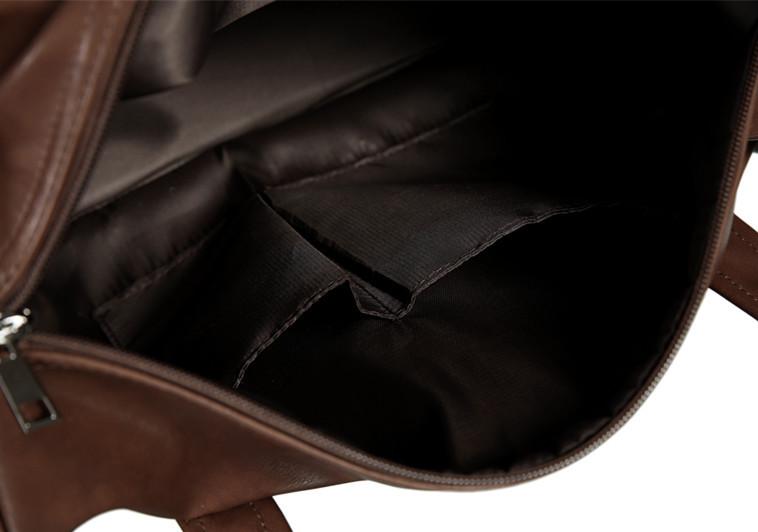 Изображение товара: Повседневные кожаные дорожные сумки для мужчин, роскошная вместительная портативная Сумочка на плечо, винтажные спортивные мешки для улицы и путешествий