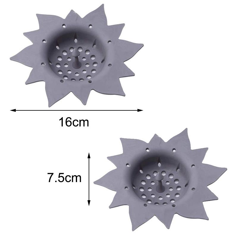 Изображение товара: Фильтр для раковины GOALONE силиконовый в форме цветка, фильтр для раковины, слив для душа в ванной, фильтр для улавливания волос, аксессуары для кухни