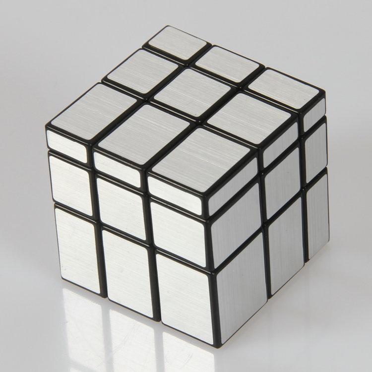 Изображение товара: Волшебный зеркальный куб 3x3x3, профессиональный золотистый и серебристый куб, волшебный литой головоломка с покрытием, скоростные Скручивающиеся обучающие и развивающие игрушки