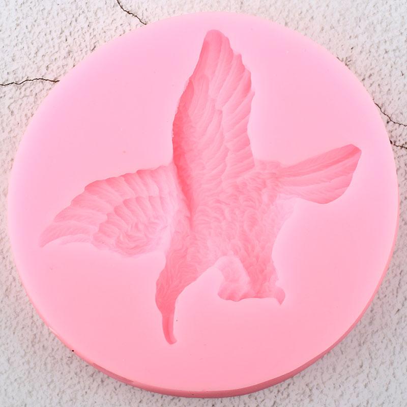 Изображение товара: 3D Птицы Орел силиконовые формы для приготовления конфет Полимерная глина помадки формы для пирожных Сделай Сам инструменты для украшения смолы Мыло шоколадные формы для мастики