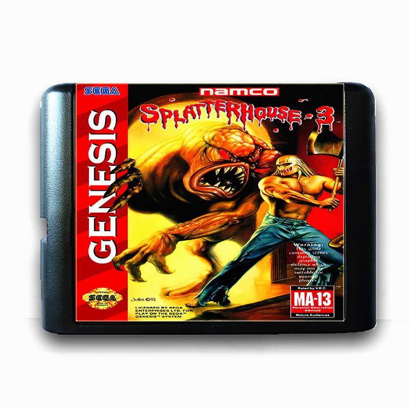 Изображение товара: Splatterhouse 3 для 16-битной игровой карты Sega MD для Mega Drive для видеоигровой консоли Genesis PAL USA JAP