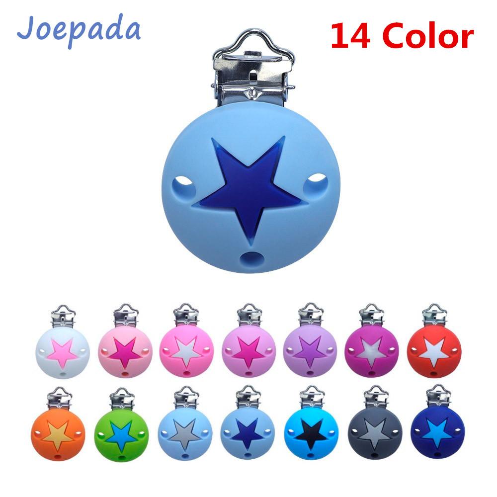 Изображение товара: Joepada 14 видов цветов круглая звезда, силиконовые зажимы для соски, Детские Прорезыватели для зубов, Детские Прорезыватели для зубов