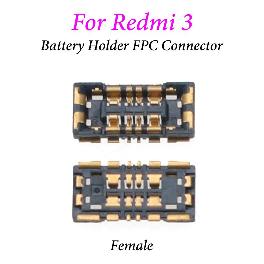 Изображение товара: Cltgxdd Новый FPC Разъем Порт держатель батареи зажим контакт замена на материнской плате/гибкий кабель для Xiaomi Redmi 3