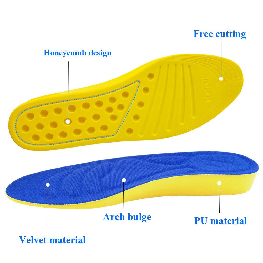 Изображение товара: EiD стелька для увеличения высоты 2,5 см, регулируемая стелька для увеличения высоты, вставки для обуви на каблуке, абсорбирующие стельки для мужчин и женщин