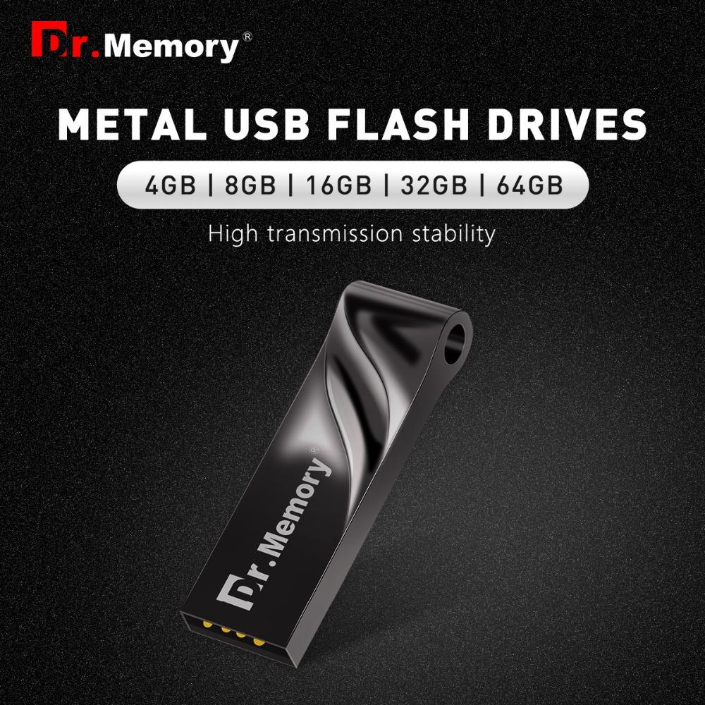 Изображение товара: USB-флеш-накопитель Dr. Memory Mini металлический водонепроницаемый объемом 64 Гб/32 ГБ/8 ГБ/16 ГБ/128 ГБ