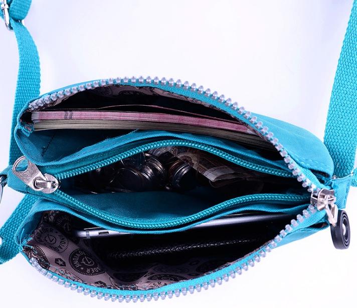 Изображение товара: Женская сумка через плечо, сумка для мам водонепроницаемая ткань Оксфорд ручной работы женские сумки нейлон на одно плечо сумка через плечо женские сумки из натуральной кожи