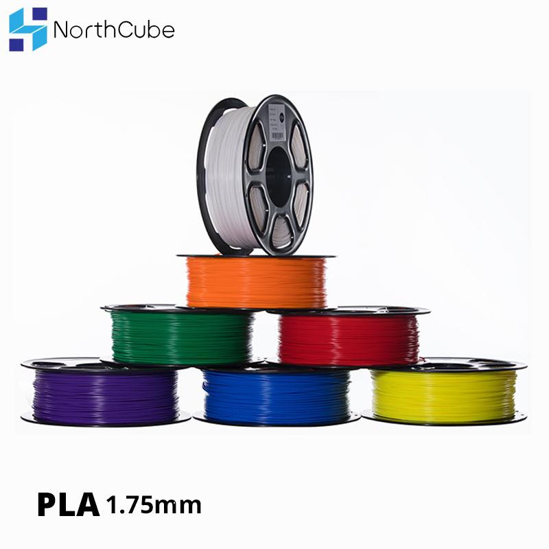 Изображение товара: NORTHCUBE 3D-принтеры PLA нити 1,75 мм для 3D-принтеры s, 1 кг (2.2lbs) +/-0,02 мм люминесцентная лампа-зеленый цвет