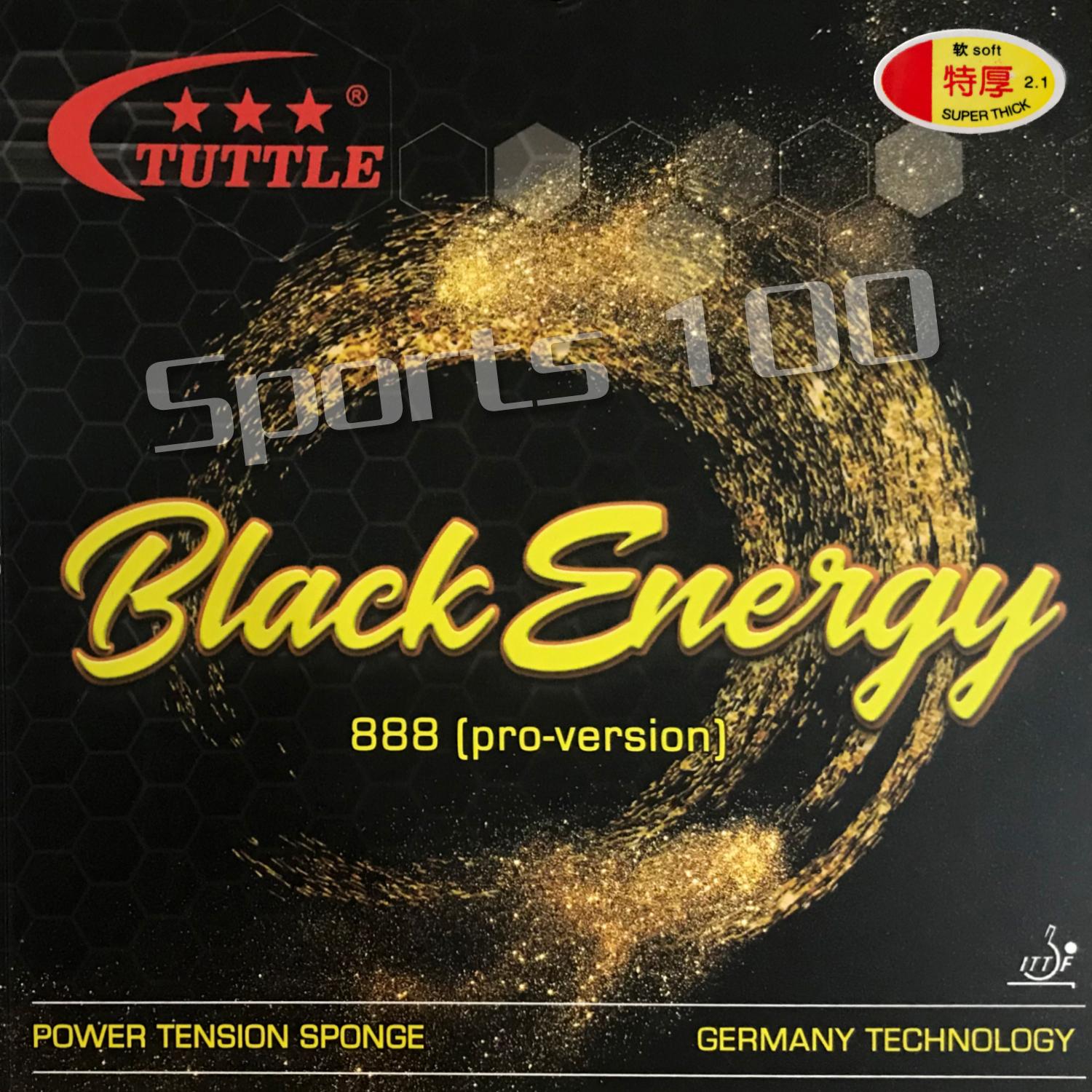 Изображение товара: Черная губка для торта 888 Германия, 40 + резина для настольного тенниса с губкой