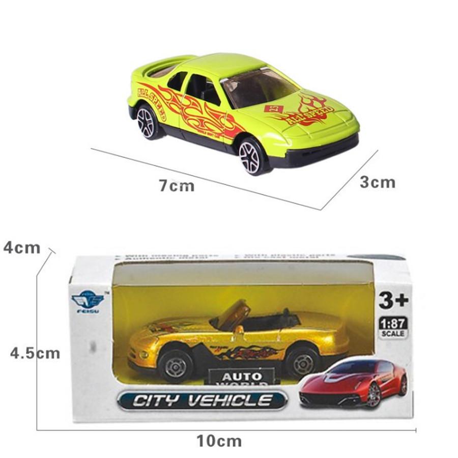 Изображение товара: 6 шт./лот 1/87 хо масштаб архитектура литая модель автомобиля для строительных комплектов игрушка