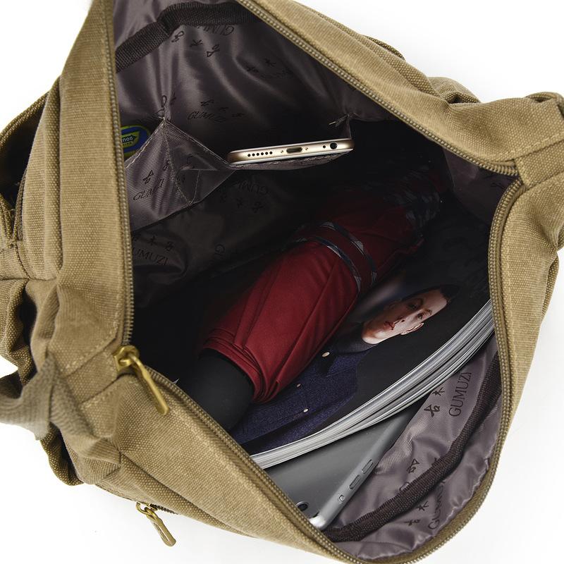 Изображение товара: 2020 повседневные холщовые сумки-мессенджеры через плечо для мужчин, мужские сумки, дизайнерские мужские сумки, мужские сумки на плечо, sac a main