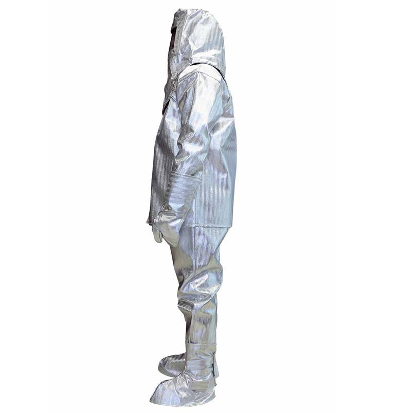 Изображение товара: CK Tech. Алюминий Фольга огонь охраняемых одежда с защитой от ожогов Термальность изоляционная одежда огнеупорные 1000 градусов теплоизоляция