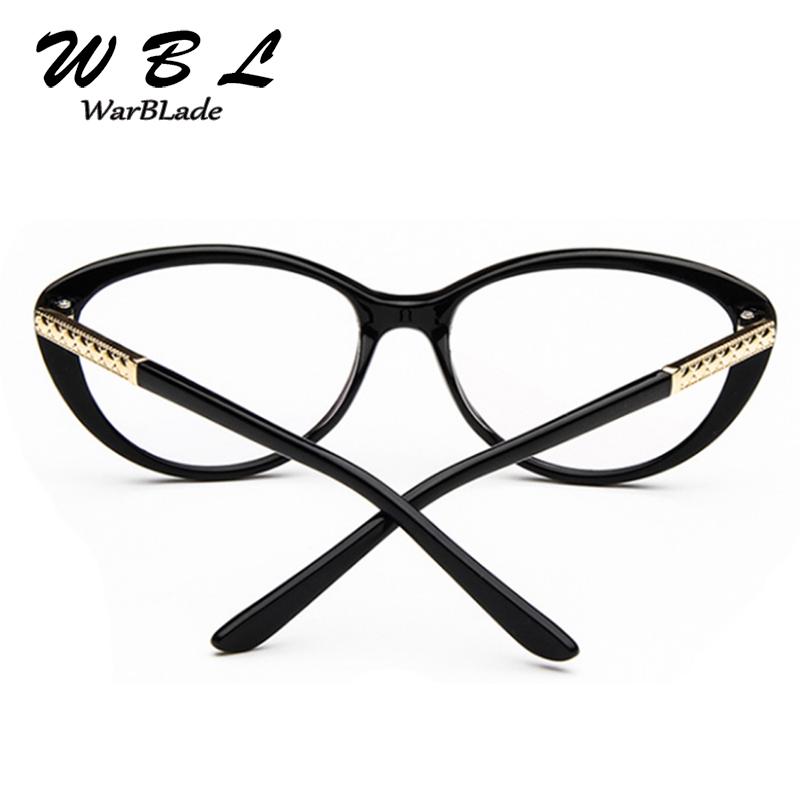 Изображение товара: Женские брендовые оптические очки WarBLade, очки для сцены, очки кошачий глаз с защитой от усталости, компьютерные очки для чтения