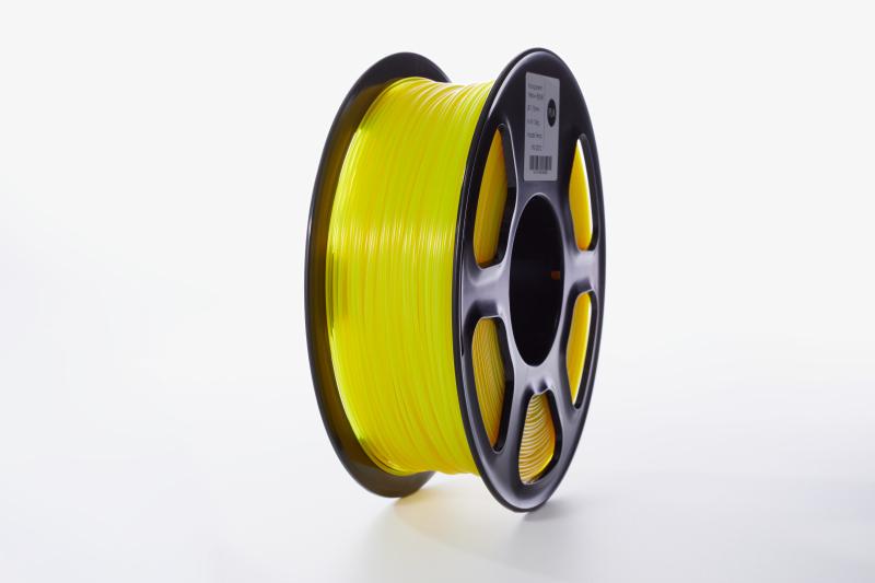 Изображение товара: Нить PLA для 3D-принтера NORTHCUBE 1,75 мм, 1 кг (0,02 фунта) +/-мм, прозрачная желтая