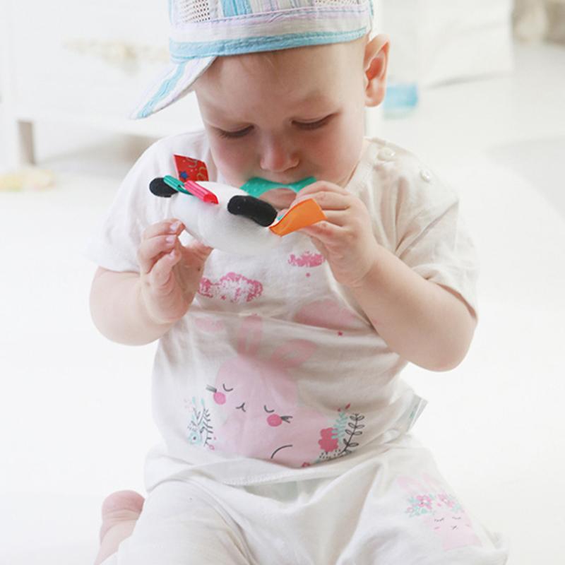 Изображение товара: Игрушки для новорожденных 0-12 мес., детский силиконовый Прорезыватель для зубов, резиновый кукла-погремушка, мягкая плюшевая игрушка BB, развивающая игрушка
