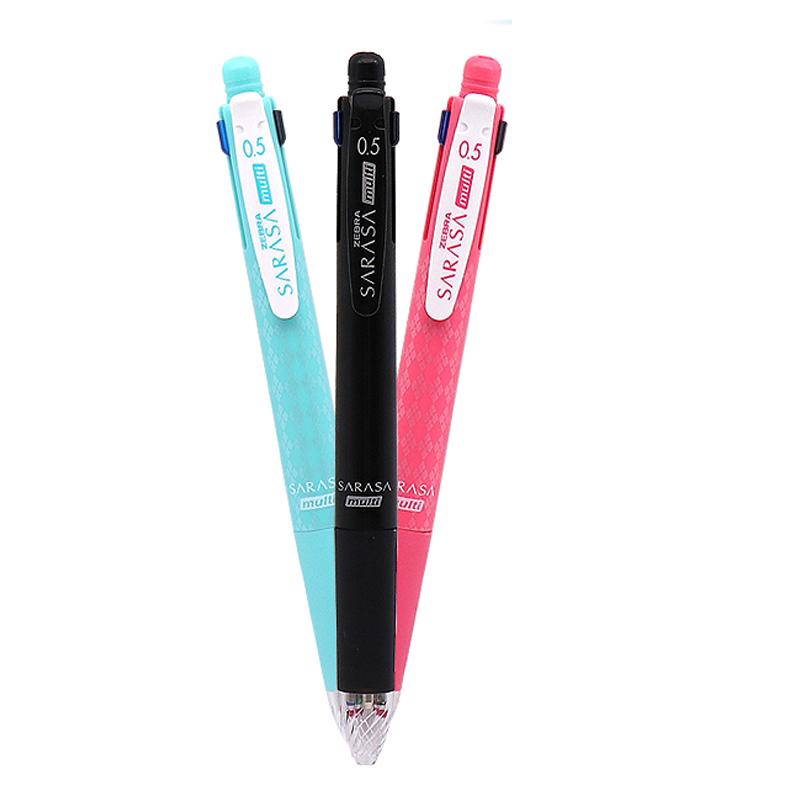 Изображение товара: Многофункциональная гелевая ручка Zebra для студентов, водная ручка с четырехцветным переключателем и автоматический карандаш 0,5 мм, инструменты для рисования и письма, 0,5 мм